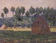 Claude Monet Haystacks,Night Effect France oil painting artist